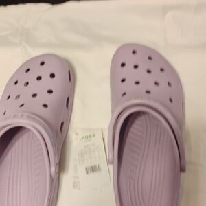 CROCS Purple Mules & Clogs with Signature Comfort
